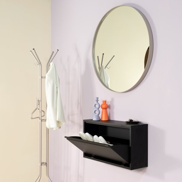 Zapato - Skoskab med 1 rum XL - sort metal