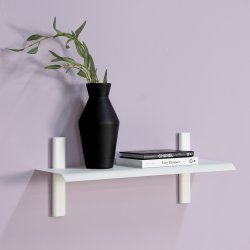 Repisa - Vghylde i metal, 5 farver, bredde 60 cm.