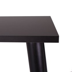 Strati - Spisebord i sort laminat