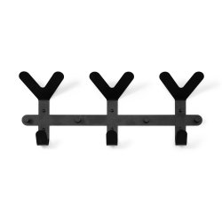 Compacto - Knager�kke i sort metal, bredde 66 cm.