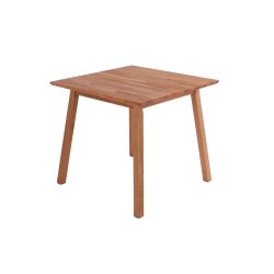 Tiel - Spisebord i massiv eg, 80 x 80 cm