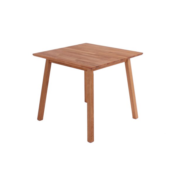 Tiel - Spisebord i massiv eg, 80 x 80 cm