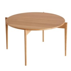 Sweden, Rundt sofabord i massiv eg og fem forskellige finish. � 88 cm x h�jde 48 cm