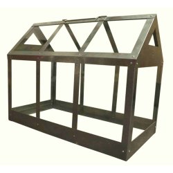 Calinornia stor vksthus i galvaniseret stl, 62 x 32 x 50 cm