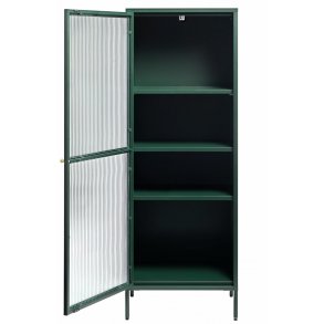 Yonexx - Vitrine i glas og grøn metal