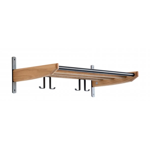 Freja - Hattehylde i massiv eg, med en bredde p� 59 cm