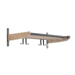 Freja - Hattehylde i massiv eg, med en bredde p� 59 cm