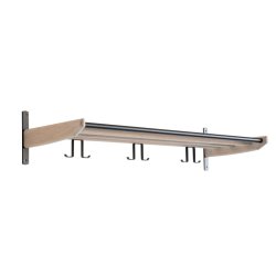 Freja - Hattehylde i massiv eg, med en bredde p� 90 cm