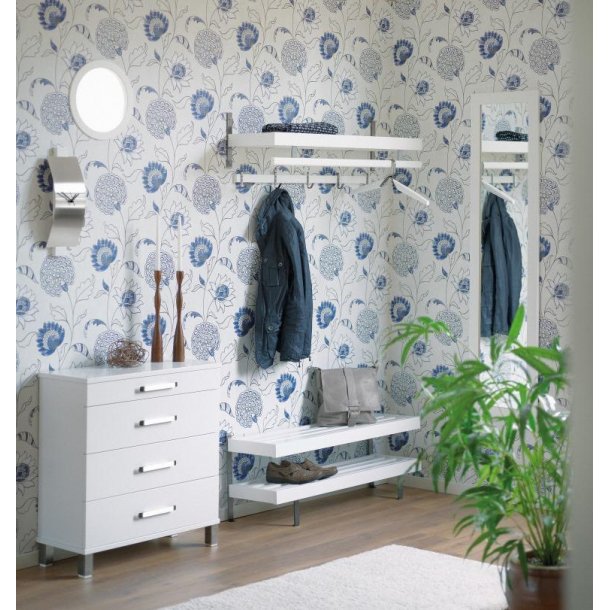 Hall - Kommode med 4 skuffer og 70 cm bred