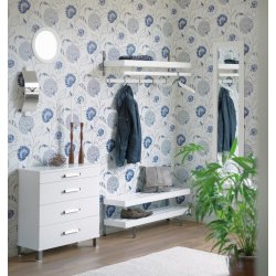 Hall - Knager�kke med 5 kroge og bredde 90 cm