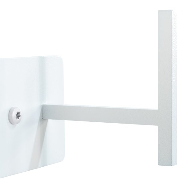 Zahara - Knagerkke med fem knager i hvidt metal