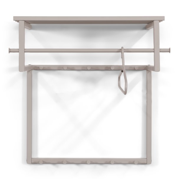 Razor - Hattehylde i silky taupe farvet metal