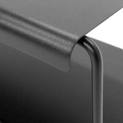 Zoot - Skohylla i svart metall, bredd 103 cm.