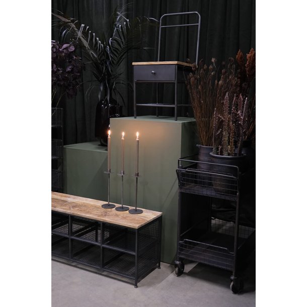 Tecla - Rullevogn i industriel look