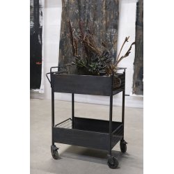 Tecla - Rullevogn i industriel look