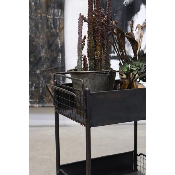 Tecla - Rullevogn i industriel look