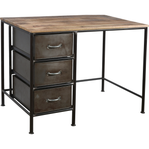  Thomas skrivbord med metallldor
