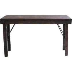 Ralley - konsolbord i genbrugstr, lngde 122cm.