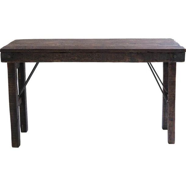 Ralley - konsolbord i genbrugstr, lngde 122cm.