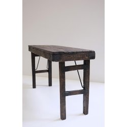 Ralley - konsolbord i genbrugstr, lngde 122cm.