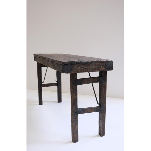 Ralley - konsolbord i genbrugstr, lngde 122cm.