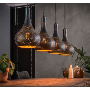 Perfora - Taklampa i brun metal