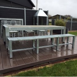 Rock-Solid - havebnk, 217/225 cm lang