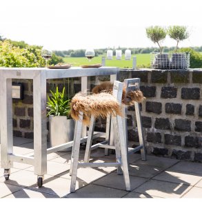 Rock-Solid - barstol i galvaniserat stl