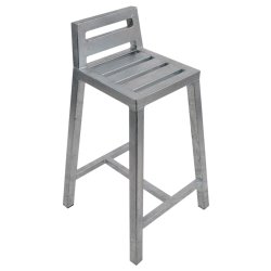 Rock-Solid - barstol i galvaniseret stl