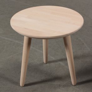 CT 10 - Sofabord i massiv bøg og diameter 50 cm