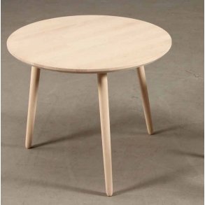 CT 10 - Sofabord i massiv bøg og diameter 70 cm