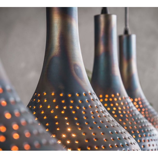 Perfora - Loftlampe i brun metal