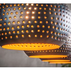 Perfora - Loftlampe i brun metal