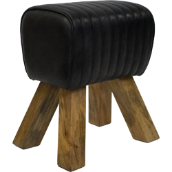 Jumper lille plint/skammel - sort