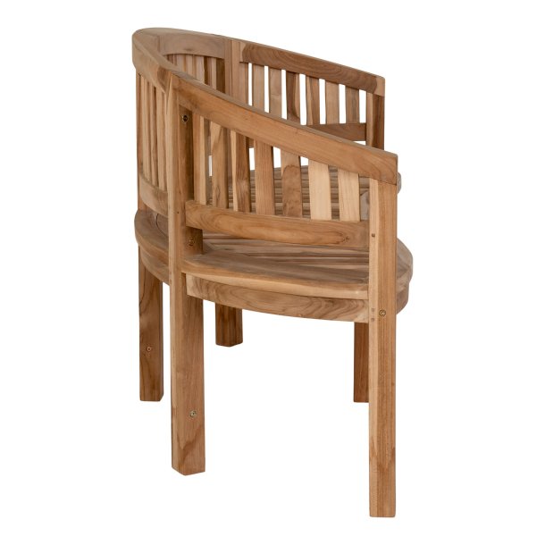 Boca - Havebnk i buet teaktr