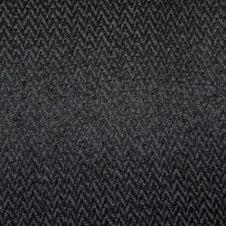 Baley - Lnestol i mrkegr stof og ben i valnd