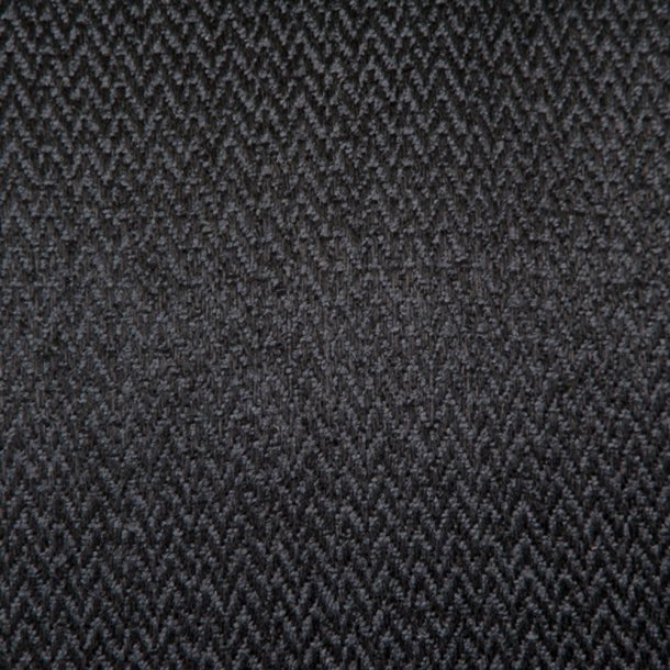 Baley - Lnestol i mrkegr stof og ben i valnd