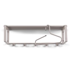 Dinex - Hattehylde i silky taupe metal