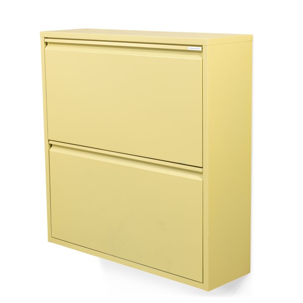 Zapato - Skosk�p med 2 dubbla fack - ljusgul metall