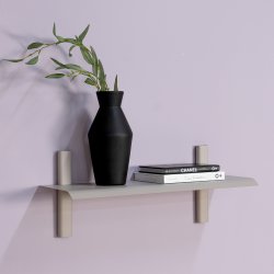 Repisa - Vghylde i metal, 5 farver, bredde 60 cm.