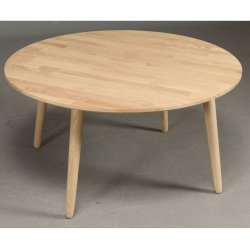 CT 10 - sofabord i massiv eg,   90 cm