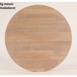 CT 10 - Sofabord i massiv eg og diameter 50 cm