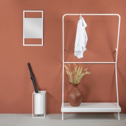 Pinot -tjstativ i hvidt metal