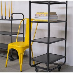 Bilboo - Reol p hjul i metal