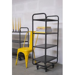 Bilboo - Reol p hjul i metal