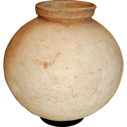 Dali lerkrukke med jernring - stor model