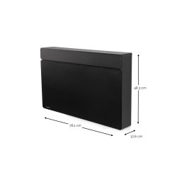 Luigi - Skoskab med opbevaring i sort metal