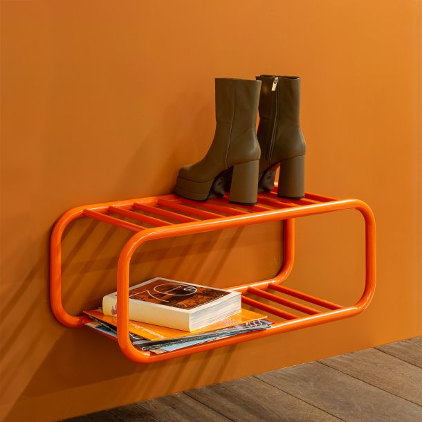 Flash - Skohylla i orange metall