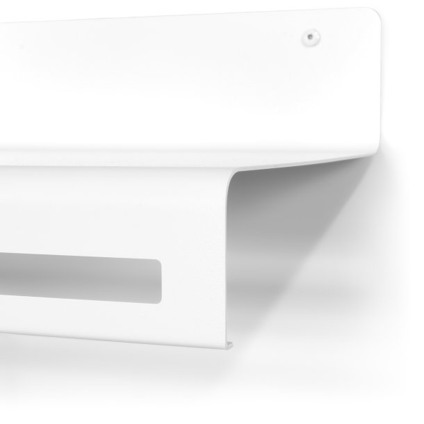 Say - Hatthylla i vitt metall, bredd 78 cm.