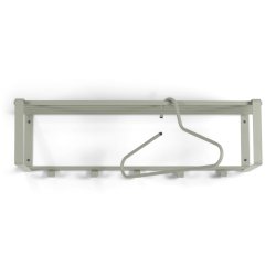 Dinex - Hattehylde i stvet grn metal, bredde 70 cm.
